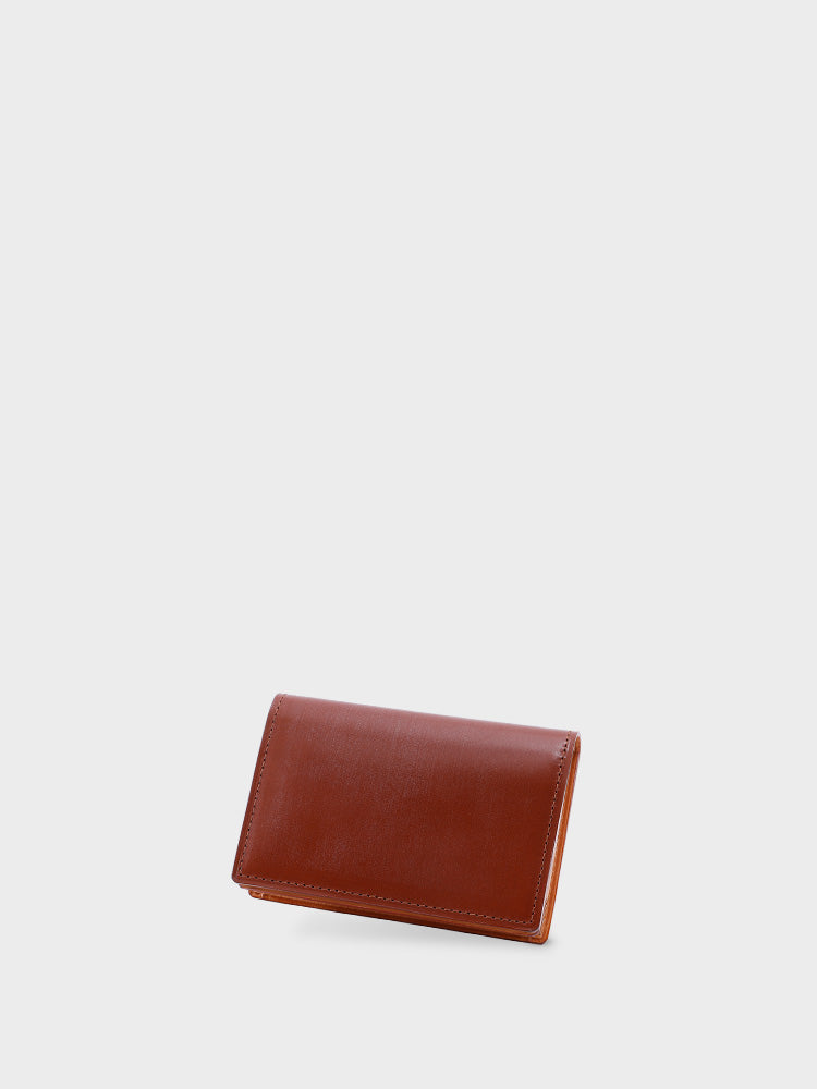 THIN BRIDLE Gusset Opening Business Card Holder – GANZO