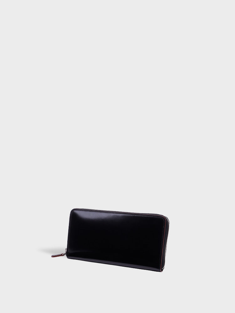 自家製 Rhodochrosite Genuine ハーフパン CORDOVAN R.C. Round Zipper Wallet – GANZO Official Store