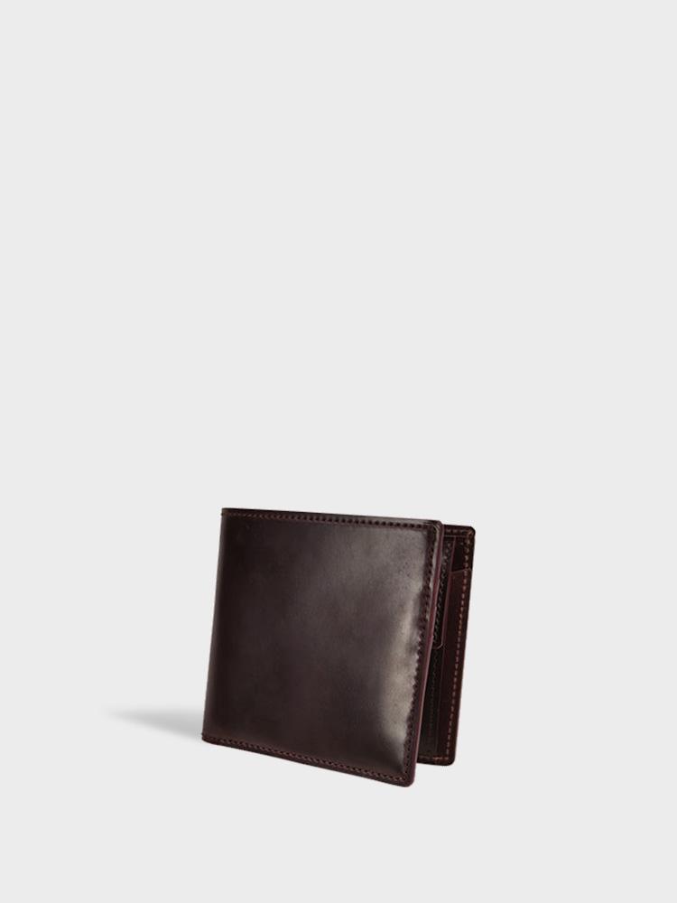 Mens wallet cordovan coin pocket