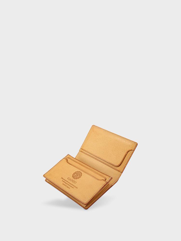 THIN BRIDLE Gusset Opening Business Card Holder – GANZO