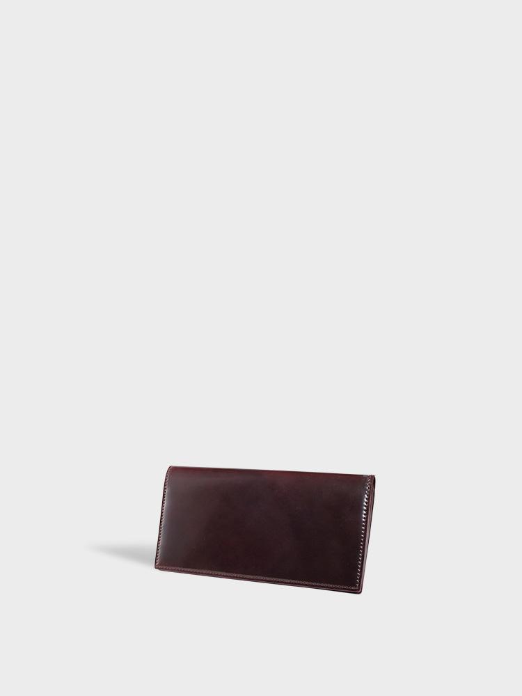 SHELL CORDOVAN 2 Long Wallet with Zipper Coin Purse – GANZO