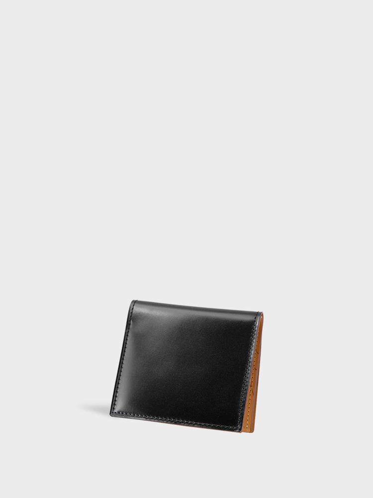Leather Bifold Coin Wallet in Black - Men | Burberry® Official