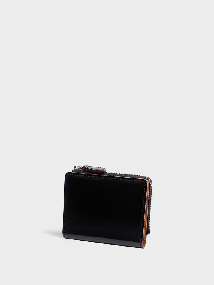 CORDOVAN L zip bi-fold wallet – GANZO Official Store